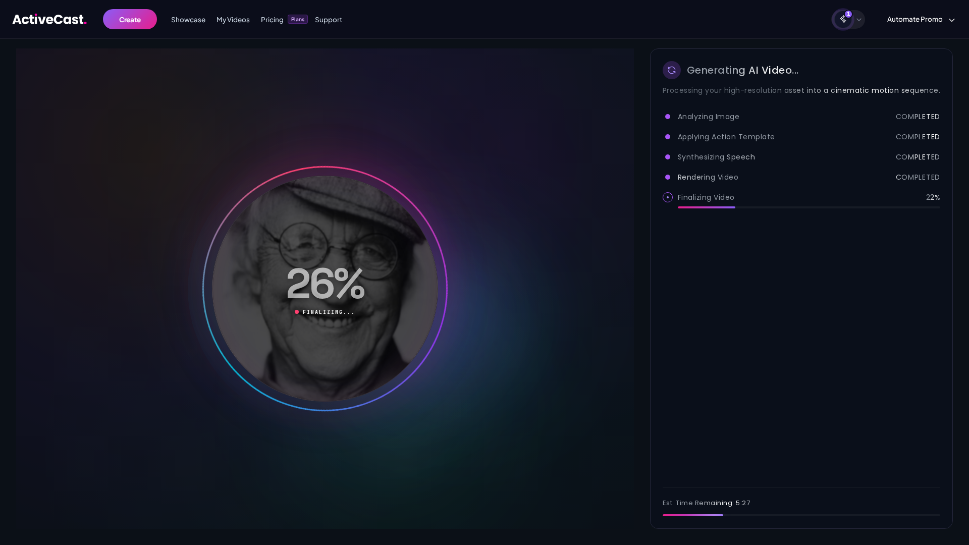 Test failure screenshot